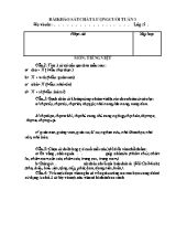 Đề khảo sát chất lượng cuối tuần 3 Tiếng việt, Toán lớp 4, 5